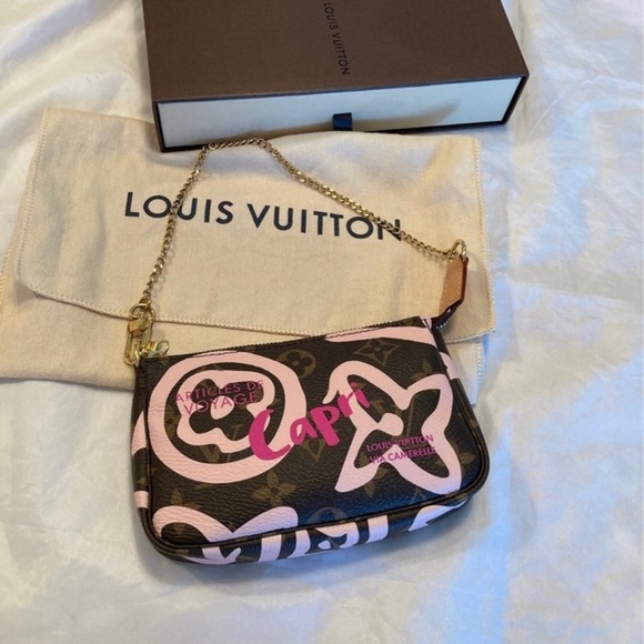 Louis Vuitton Handbags - LOUIS Vuitton Tahitienne Cities Capri mini pochette accessories